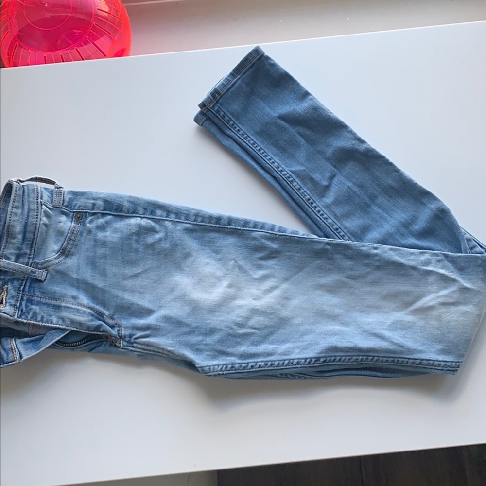 abercrombie high waisted skinny jeans